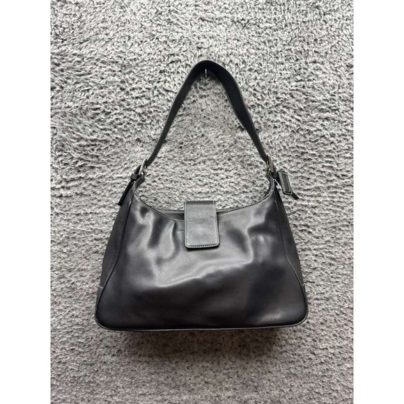 Coach Handbags - Vintage Coach Women s Hamptons Cowhide‎ Leather Hobo Bag Black H0S-7783